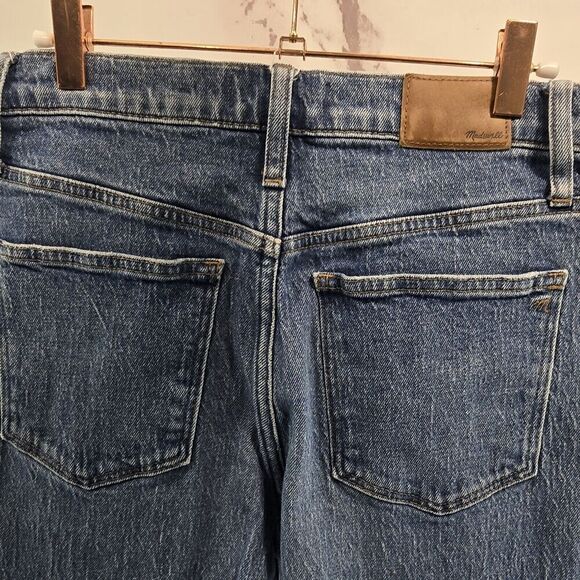 Madewell Jean Womens 27 X 27 High Rise Slim Crop Boyjean Lavern Acid Wash - Picture 7 of 13